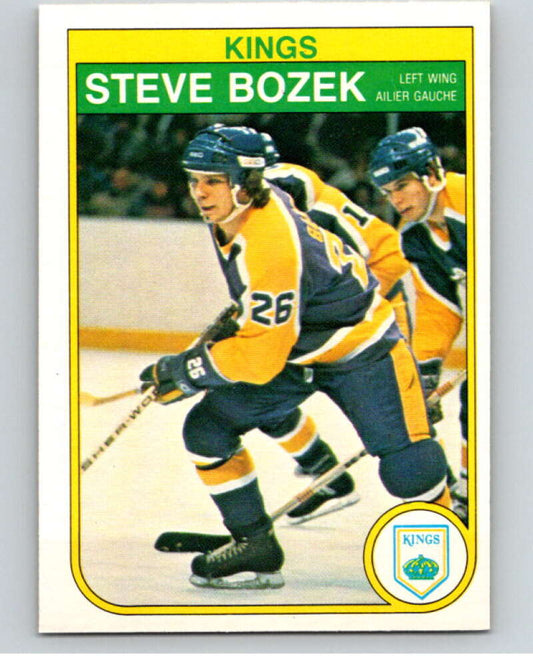 1982-83 O-Pee-Chee #151 Steve Bozek  RC Rookie Los Angeles Kings  V58139 Image 1