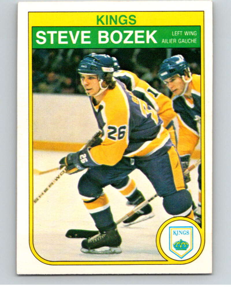 1982-83 O-Pee-Chee #151 Steve Bozek  RC Rookie Los Angeles Kings  V58140 Image 1