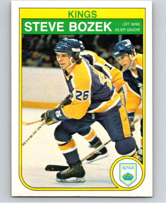 1982-83 O-Pee-Chee #151 Steve Bozek  RC Rookie Los Angeles Kings  V58141 Image 1