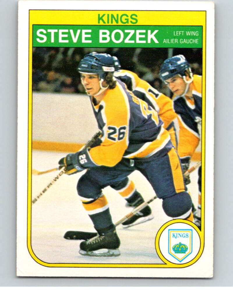 1982-83 O-Pee-Chee #151 Steve Bozek  RC Rookie Los Angeles Kings  V58142 Image 1