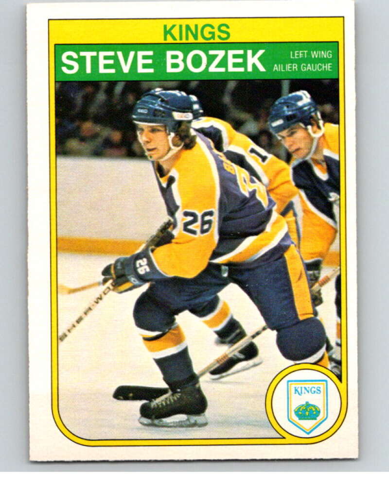 1982-83 O-Pee-Chee #151 Steve Bozek  RC Rookie Los Angeles Kings  V58146 Image 1