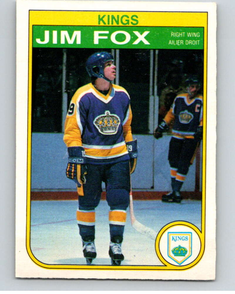 1982-83 O-Pee-Chee #154 Jim Fox  Los Angeles Kings  V58170 Image 1