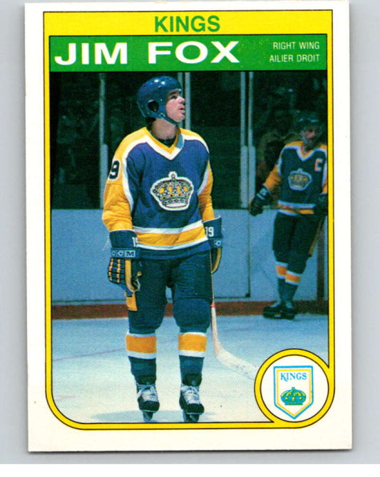 1982-83 O-Pee-Chee #154 Jim Fox  Los Angeles Kings  V58171 Image 1