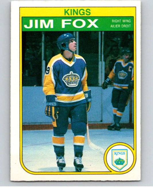 1982-83 O-Pee-Chee #154 Jim Fox  Los Angeles Kings  V58173 Image 1