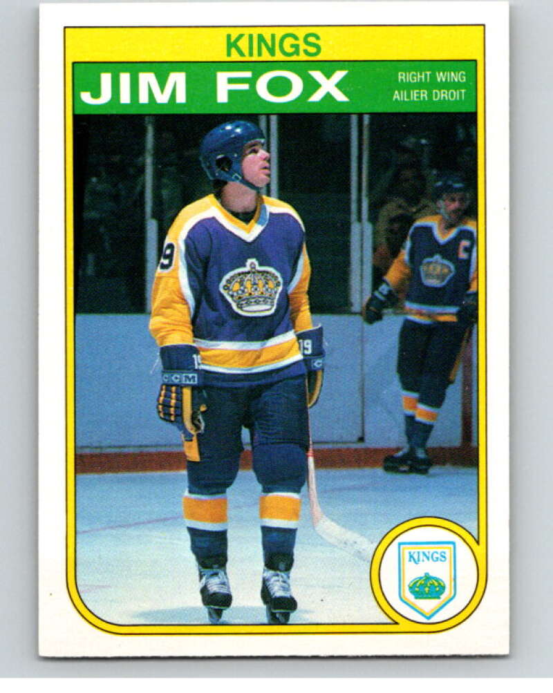 1982-83 O-Pee-Chee #154 Jim Fox  Los Angeles Kings  V58178 Image 1