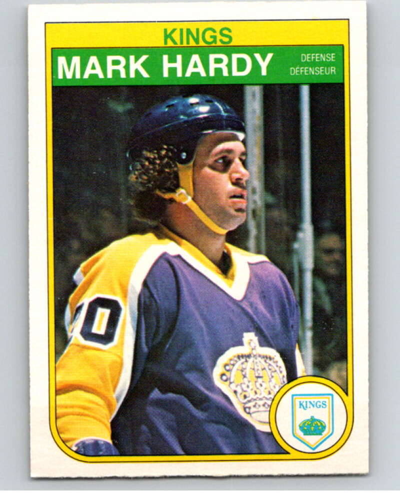 1982-83 O-Pee-Chee #155 Mark Hardy  RC Rookie Los Angeles Kings  V58181 Image 1