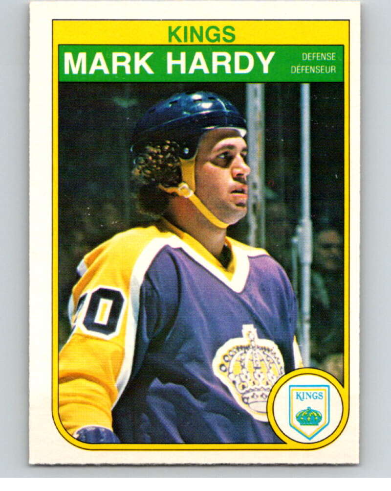 1982-83 O-Pee-Chee #155 Mark Hardy  RC Rookie Los Angeles Kings  V58182 Image 1