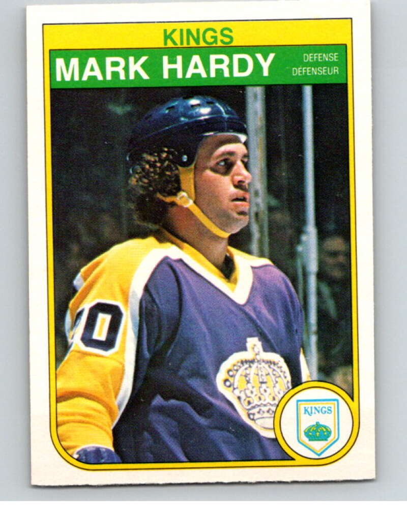 1982-83 O-Pee-Chee #155 Mark Hardy  RC Rookie Los Angeles Kings  V58184 Image 1