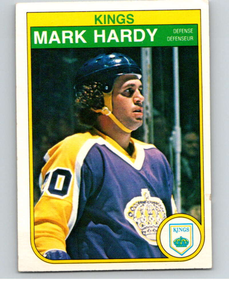 1982-83 O-Pee-Chee #155 Mark Hardy  RC Rookie Los Angeles Kings  V58186 Image 1