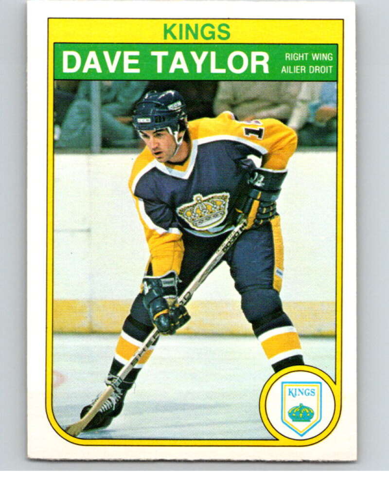 1982-83 O-Pee-Chee #161 Dave Taylor  RC Rookie Los Angeles Kings  V58221 Image 1