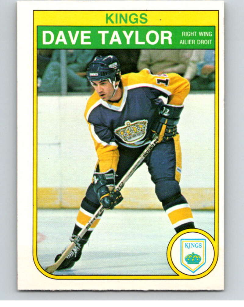 1982-83 O-Pee-Chee #161 Dave Taylor  RC Rookie Los Angeles Kings  V58223 Image 1