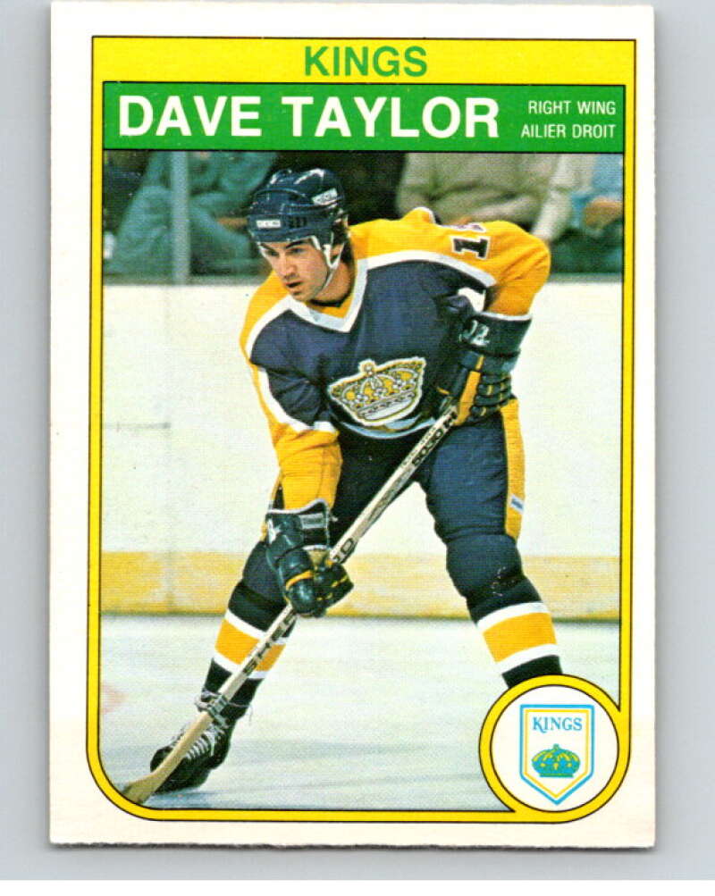 1982-83 O-Pee-Chee #161 Dave Taylor  RC Rookie Los Angeles Kings  V58224 Image 1