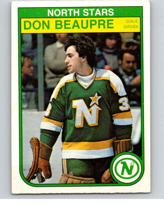 1982-83 O-Pee-Chee #163 Don Beaupre  Minnesota North Stars  V58234 Image 1