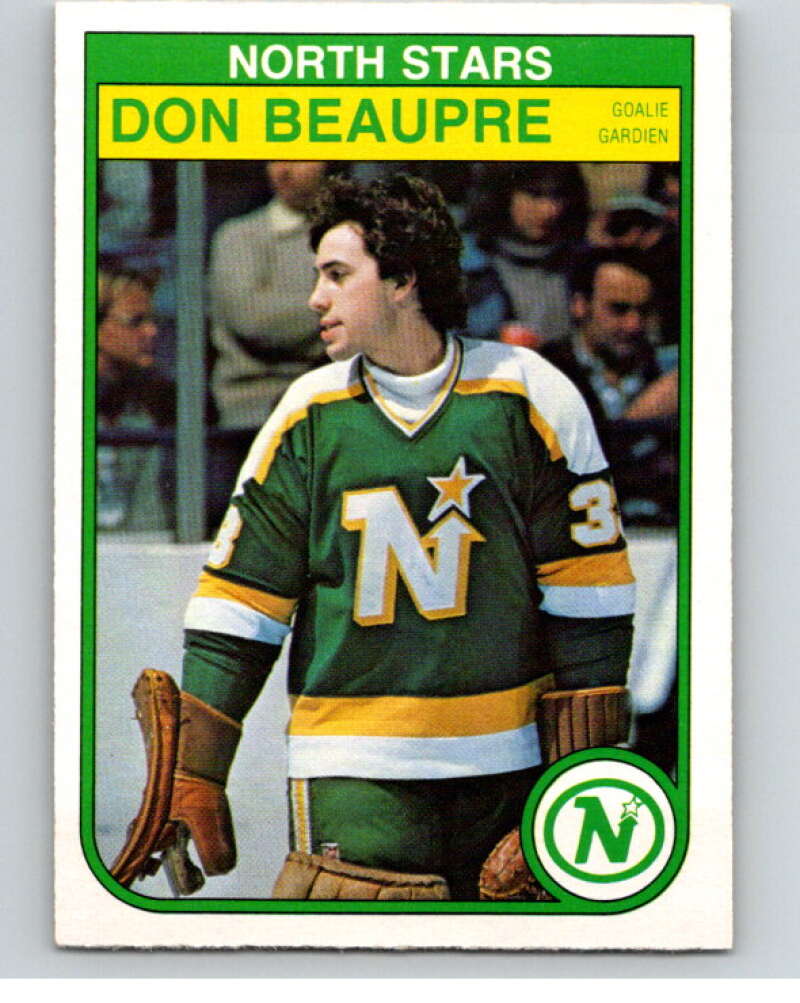 1982-83 O-Pee-Chee #163 Don Beaupre  Minnesota North Stars  V58236 Image 1