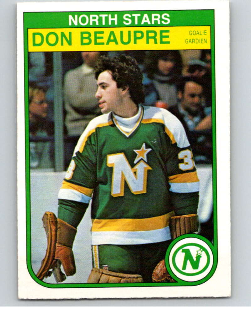 1982-83 O-Pee-Chee #163 Don Beaupre  Minnesota North Stars  V58238 Image 1