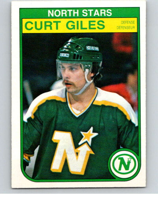 1982-83 O-Pee-Chee #166 Curt Giles  RC Rookie Minnesota North Stars  V58261 Image 1