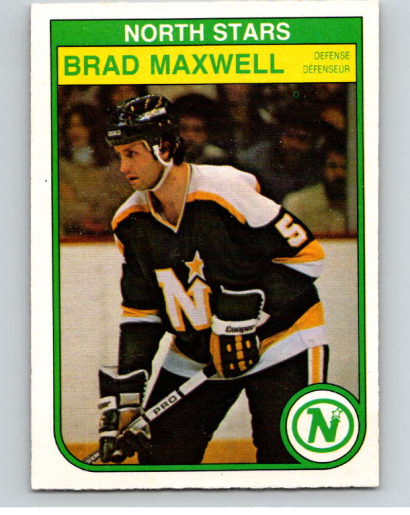 1982-83 O-Pee-Chee #168 Brad Maxwell  Minnesota North Stars  V58266 Image 1