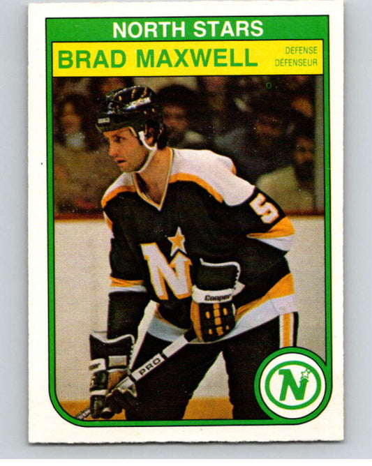 1982-83 O-Pee-Chee #168 Brad Maxwell  Minnesota North Stars  V58266 Image 1