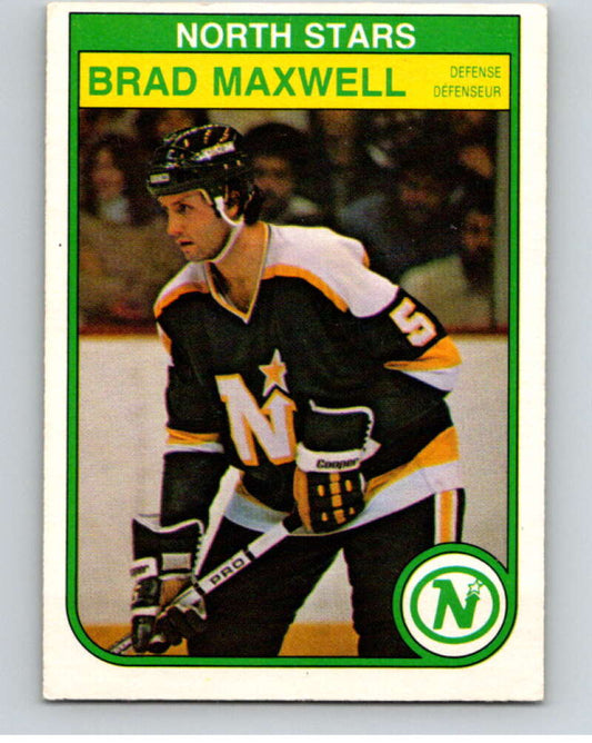 1982-83 O-Pee-Chee #168 Brad Maxwell  Minnesota North Stars  V58272 Image 1