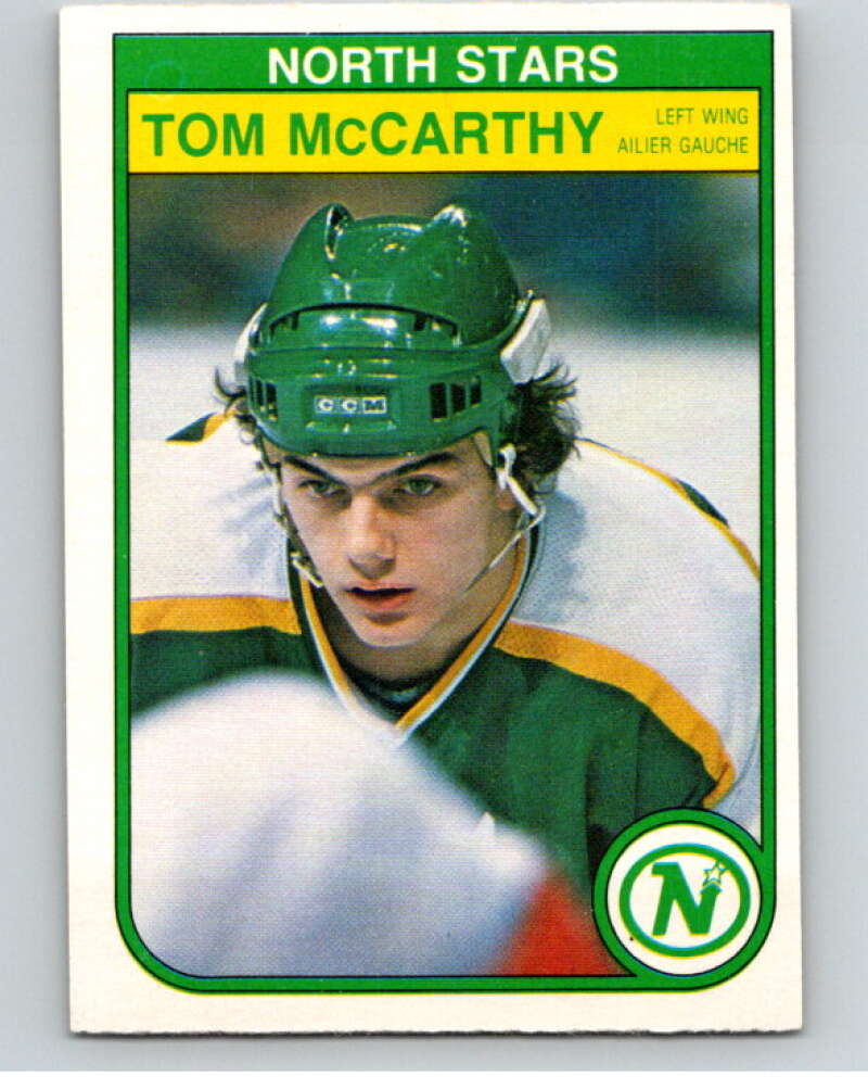 1982-83 O-Pee-Chee #169 Tom McCarthy  Minnesota North Stars  V58277 Image 1