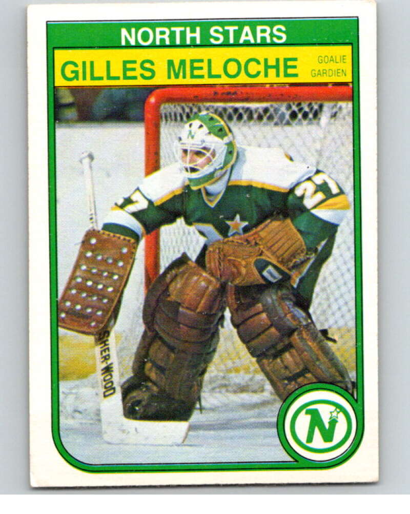 1982-83 O-Pee-Chee #170 Gilles Meloche  Minnesota North Stars  V58282 Image 1