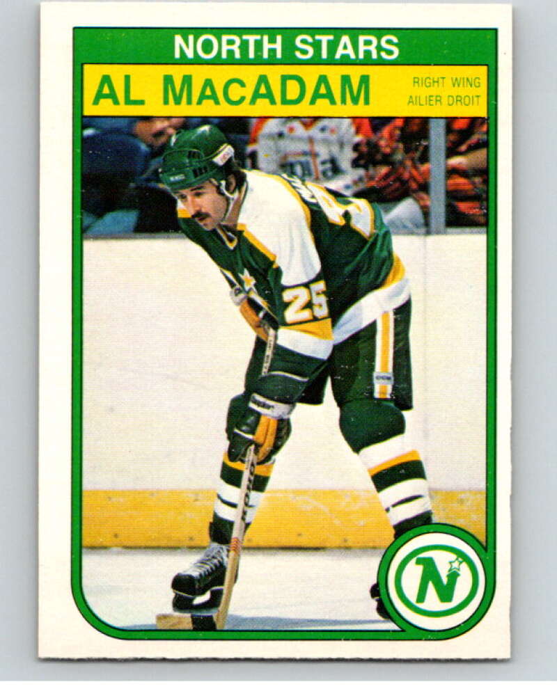 1982-83 O-Pee-Chee #171 Al MacAdam  Minnesota North Stars  V58286 Image 1