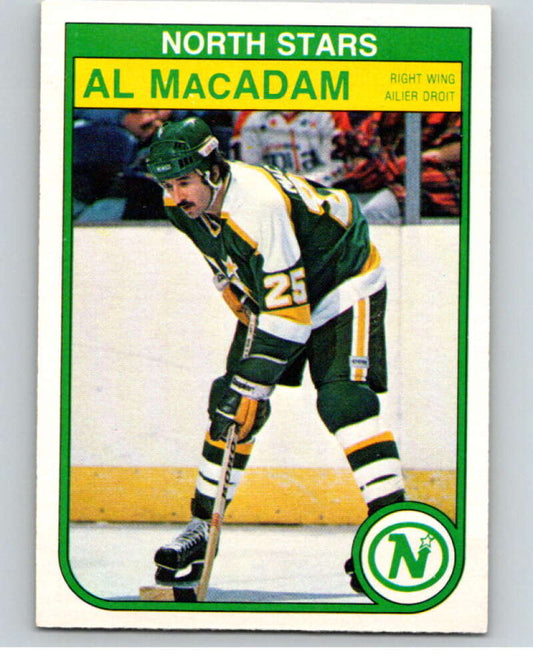 1982-83 O-Pee-Chee #171 Al MacAdam  Minnesota North Stars  V58289 Image 1