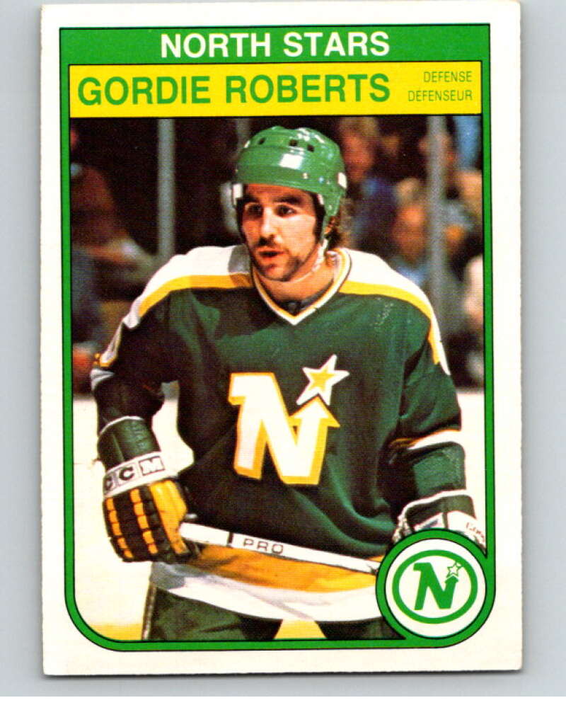 1982-83 O-Pee-Chee #174 Gordie Roberts  Minnesota North Stars  V58307 Image 1