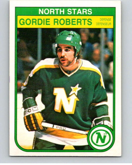 1982-83 O-Pee-Chee #174 Gordie Roberts  Minnesota North Stars  V58309 Image 1