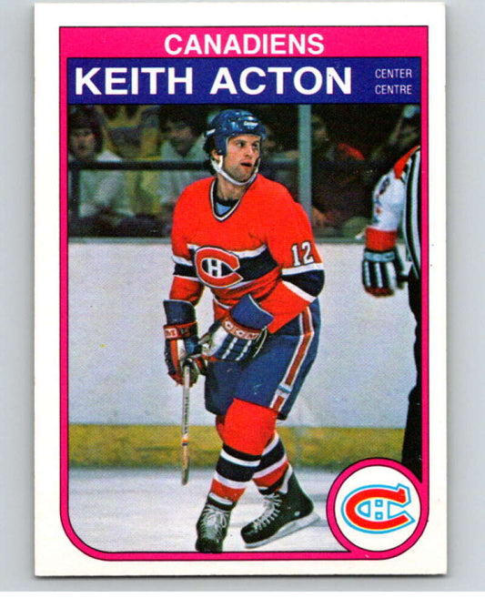 1982-83 O-Pee-Chee #179 Keith Acton  Montreal Canadiens  V58333 Image 1