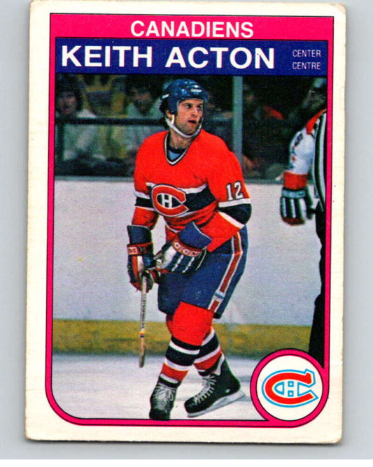 1982-83 O-Pee-Chee #179 Keith Acton  Montreal Canadiens  V58334 Image 1