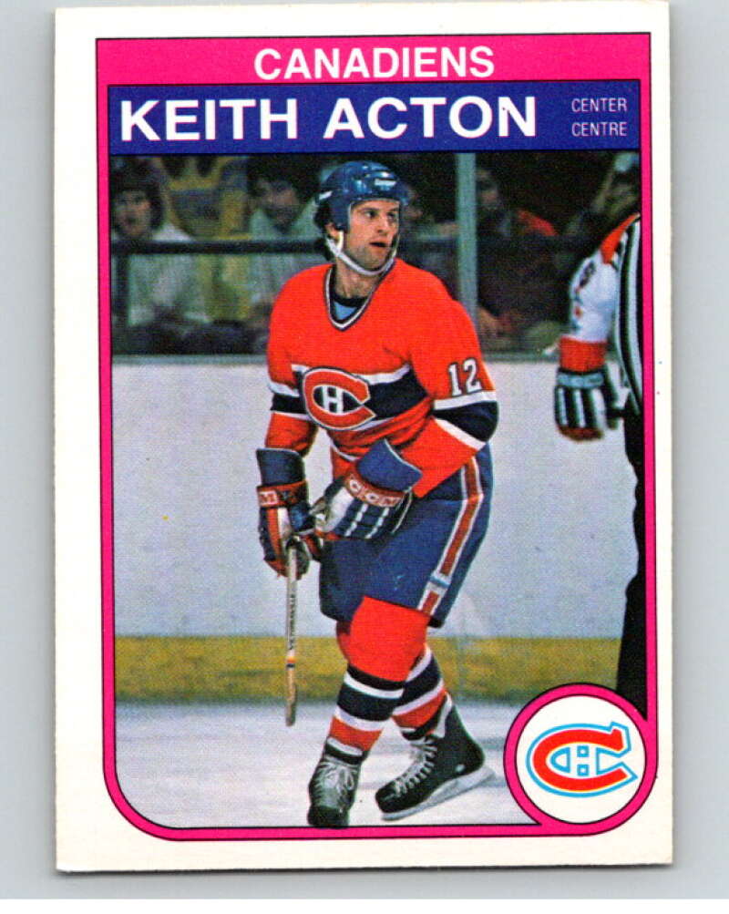 1982-83 O-Pee-Chee #179 Keith Acton  Montreal Canadiens  V58335 Image 1