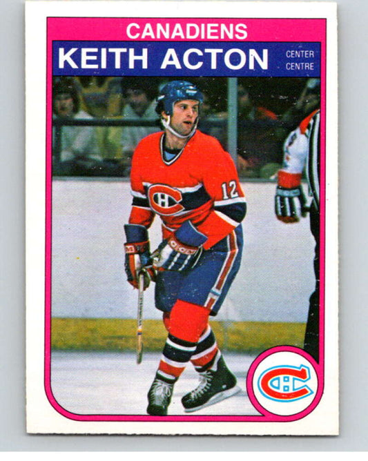 1982-83 O-Pee-Chee #179 Keith Acton  Montreal Canadiens  V58336 Image 1