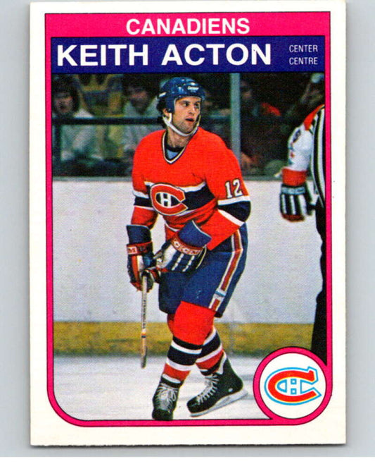 1982-83 O-Pee-Chee #179 Keith Acton  Montreal Canadiens  V58337 Image 1