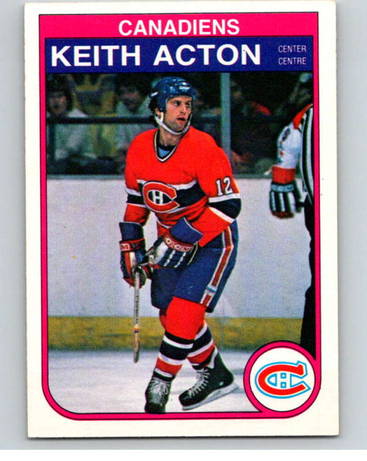 1982-83 O-Pee-Chee #179 Keith Acton  Montreal Canadiens  V58338 Image 1