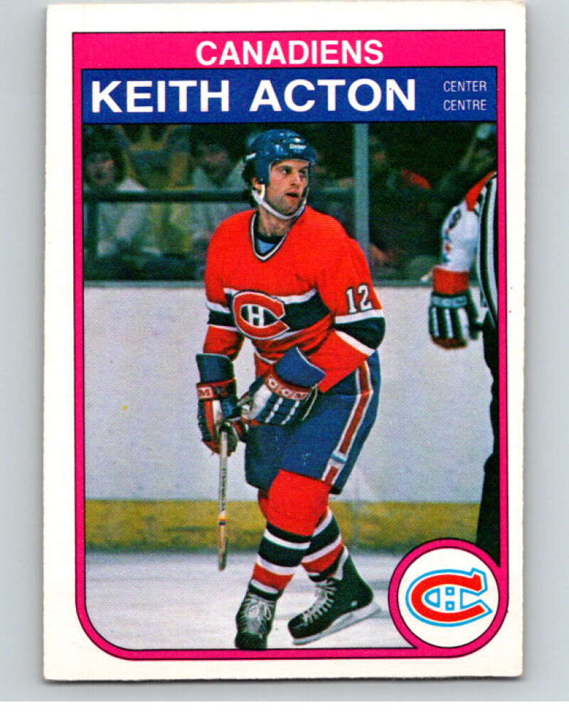 1982-83 O-Pee-Chee #179 Keith Acton  Montreal Canadiens  V58339 Image 1