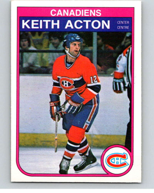 1982-83 O-Pee-Chee #179 Keith Acton  Montreal Canadiens  V58340 Image 1