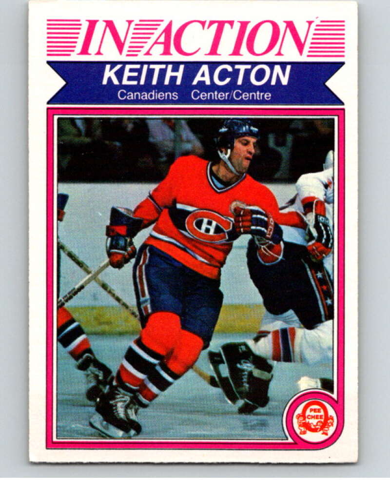 1982-83 O-Pee-Chee #180 Keith Acton IA  Montreal Canadiens  V58341 Image 1