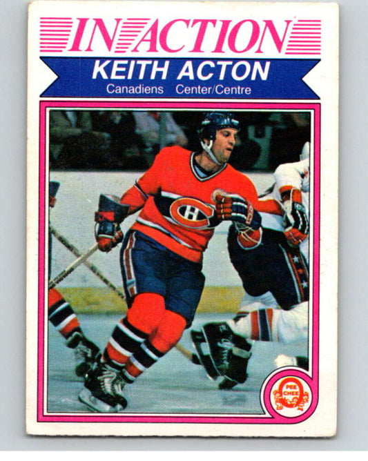 1982-83 O-Pee-Chee #180 Keith Acton IA  Montreal Canadiens  V58343 Image 1