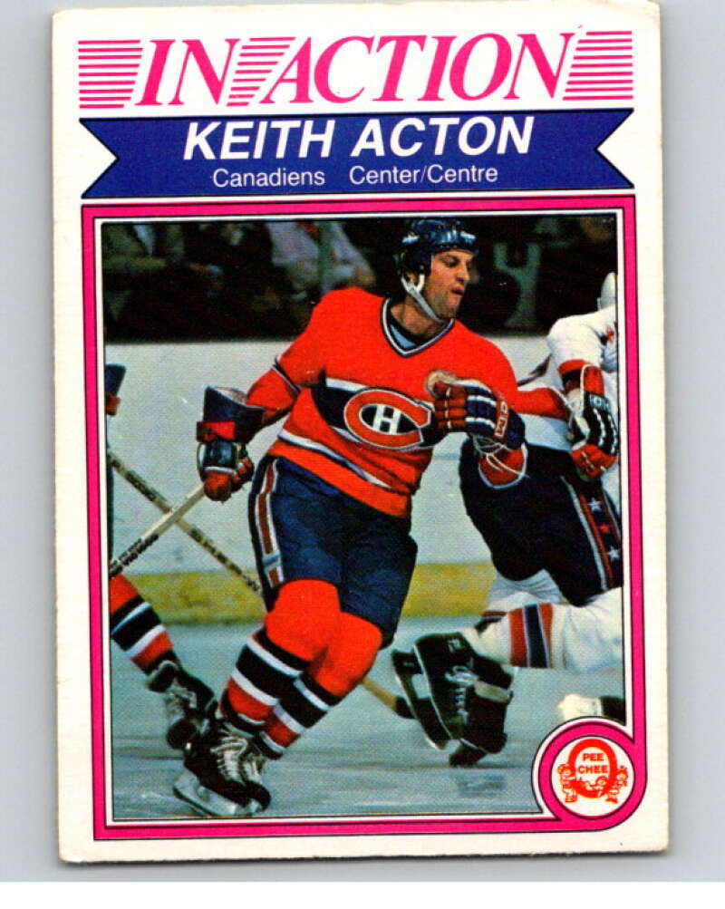 1982-83 O-Pee-Chee #180 Keith Acton IA  Montreal Canadiens  V58345 Image 1