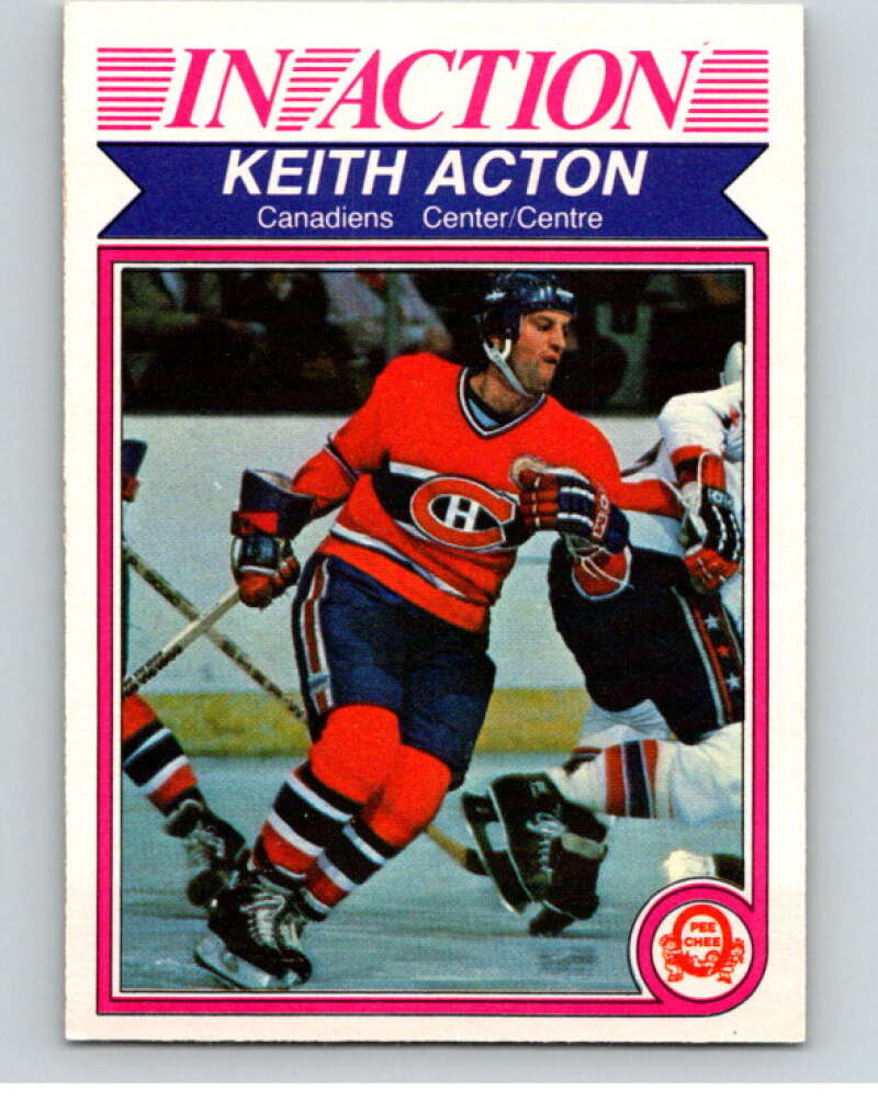 1982-83 O-Pee-Chee #180 Keith Acton IA  Montreal Canadiens  V58346 Image 1