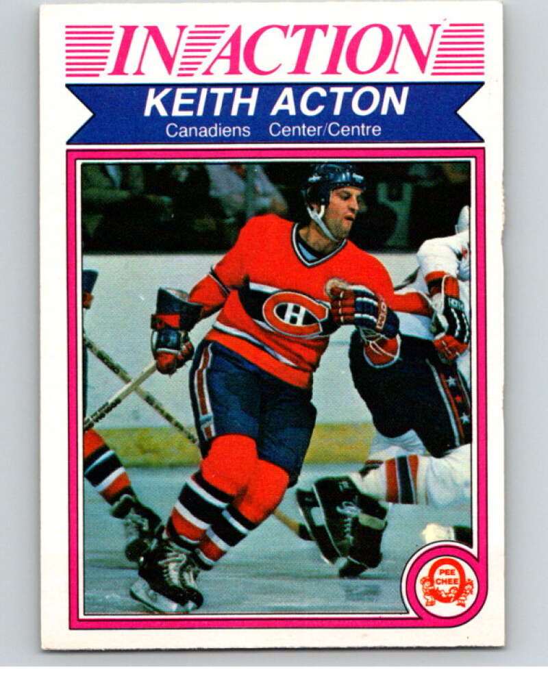 1982-83 O-Pee-Chee #180 Keith Acton IA  Montreal Canadiens  V58347 Image 1