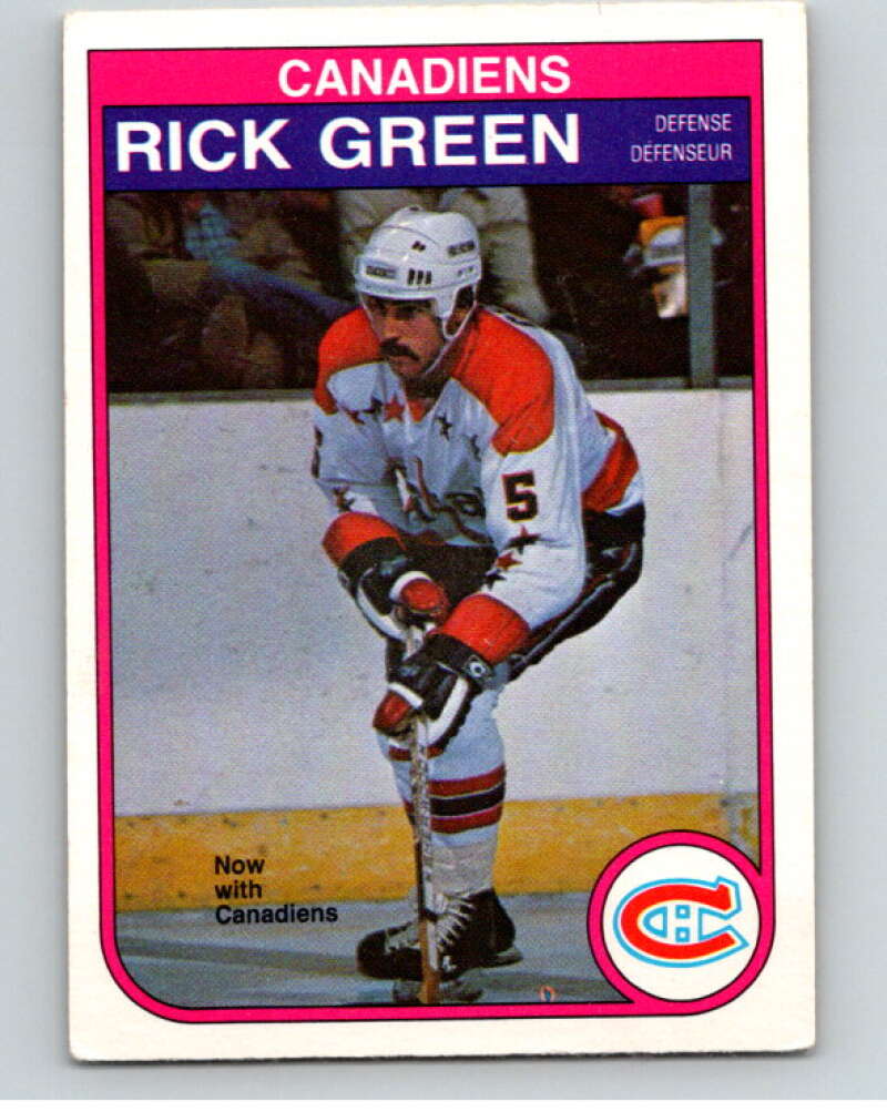 1982-83 O-Pee-Chee #183 Rick Green  Montreal Canadiens  V58363 Image 1