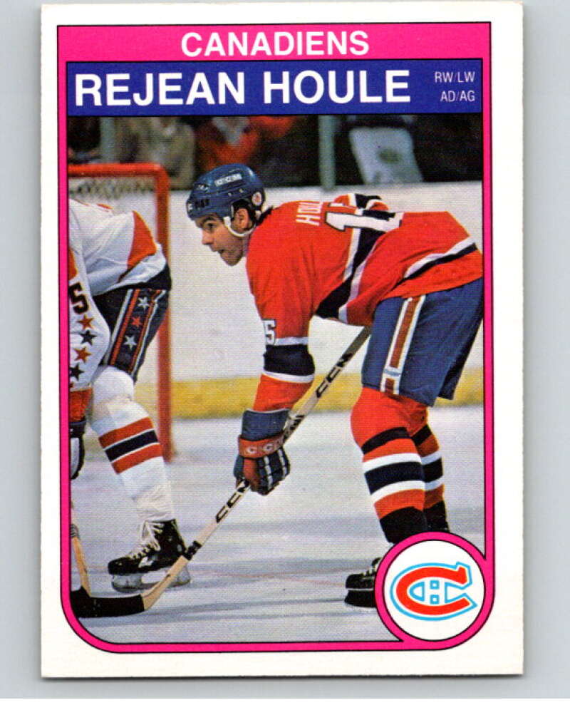 1982-83 O-Pee-Chee #184 Rejean Houle  Montreal Canadiens  V58368 Image 1