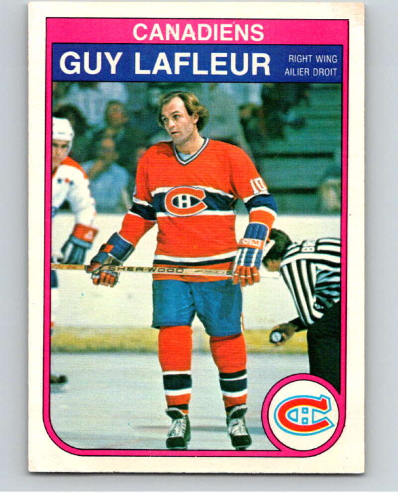 1982-83 O-Pee-Chee #186 Guy Lafleur  Montreal Canadiens  V58381 Image 1