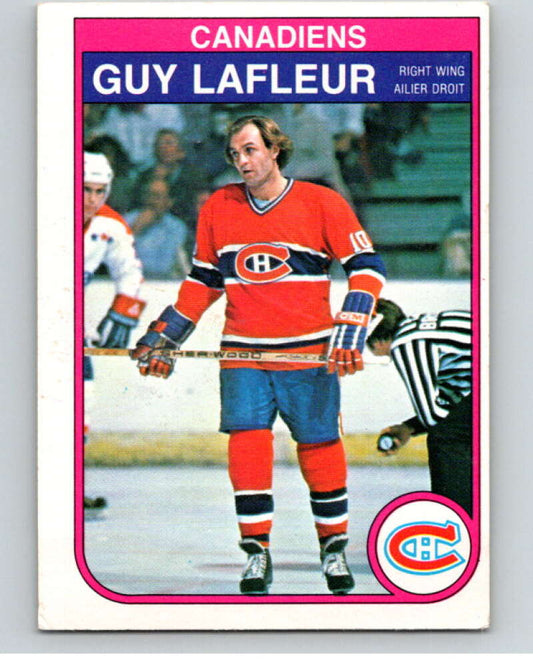 1982-83 O-Pee-Chee #186 Guy Lafleur  Montreal Canadiens  V58382 Image 1