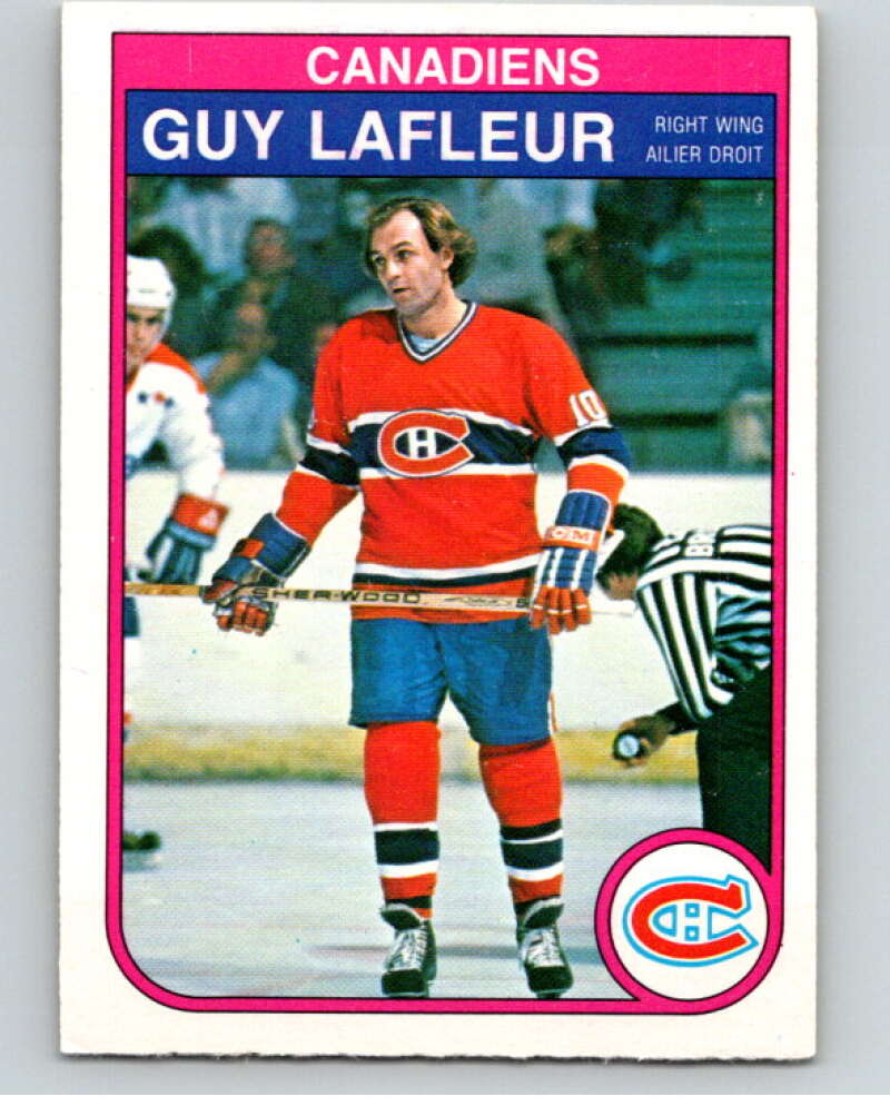 1982-83 O-Pee-Chee #186 Guy Lafleur  Montreal Canadiens  V58383 Image 1