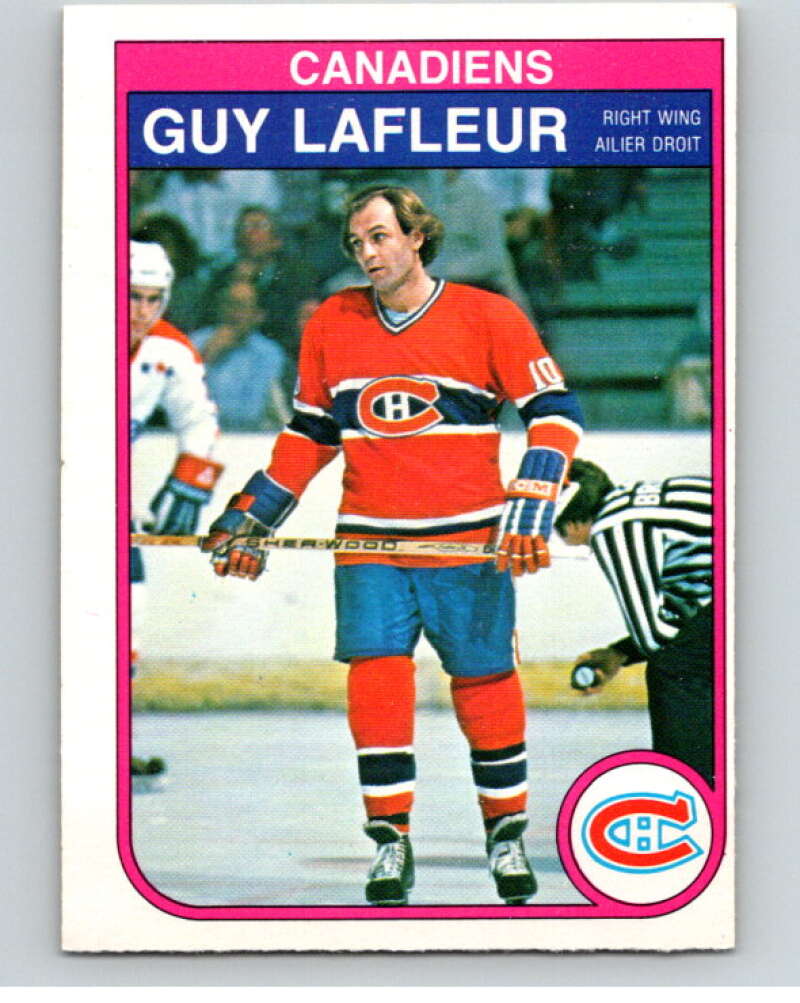 1982-83 O-Pee-Chee #186 Guy Lafleur  Montreal Canadiens  V58384 Image 1