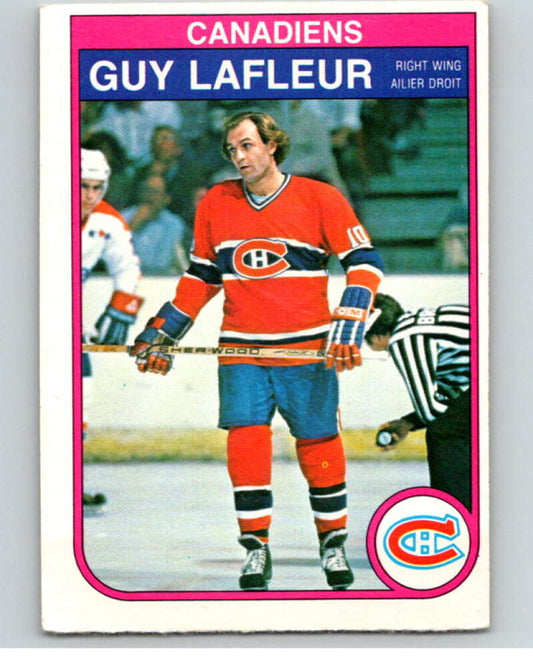 1982-83 O-Pee-Chee #186 Guy Lafleur  Montreal Canadiens  V58385 Image 1