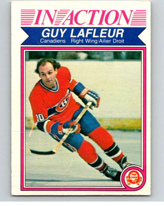 1982-83 O-Pee-Chee #187 Guy Lafleur IA  Montreal Canadiens  V58387 Image 1